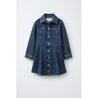 ДЖИНСОВОЕ ПЛАТЬЕ С РАЗРЕЗАМИ