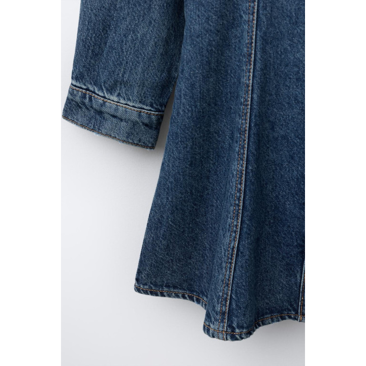 ДЖИНСОВОЕ ПЛАТЬЕ С РАЗРЕЗАМИ