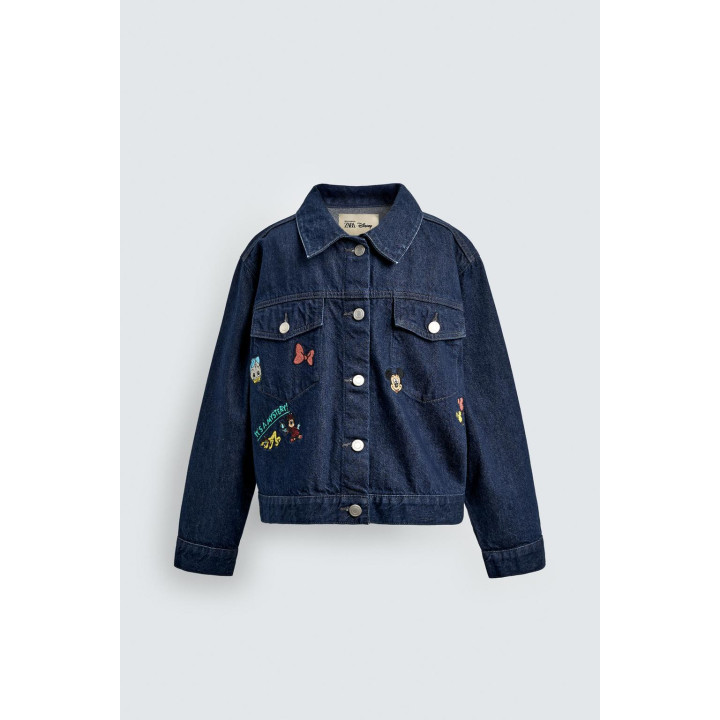 ДЖИНСОВАЯ КУРТКА С ВЫШИВКОЙ HARRY LAMBERT FOR ZARA X DISNEY