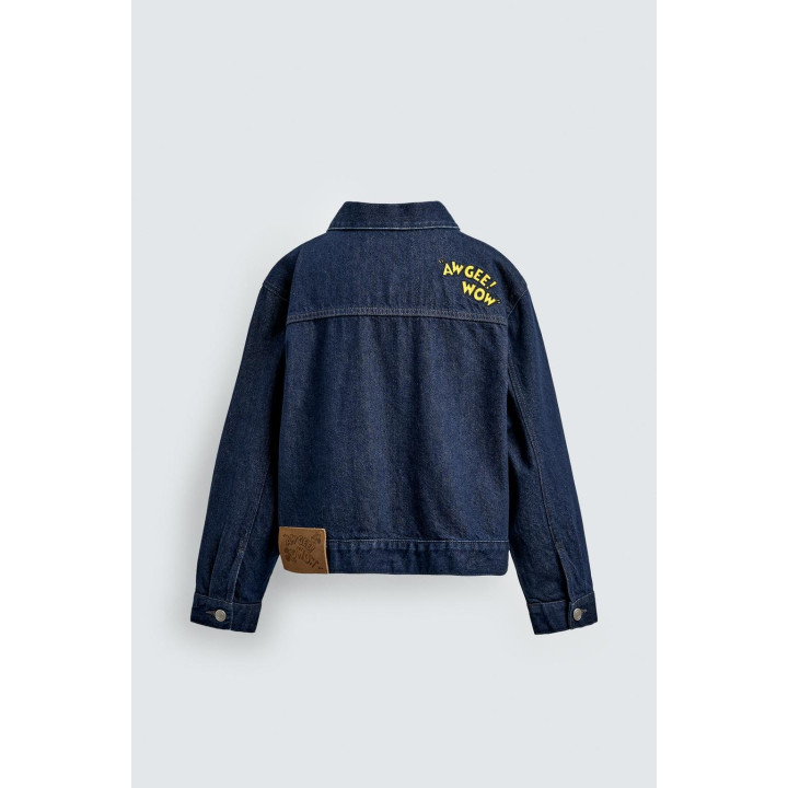 ДЖИНСОВАЯ КУРТКА С ВЫШИВКОЙ HARRY LAMBERT FOR ZARA X DISNEY