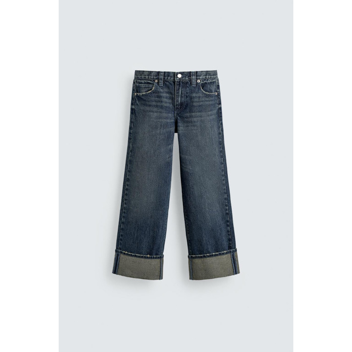 ДЖИНСЫ WIDE FIT С ЛОСКУТНЫМ СИЛУЭТОМ МИККИ HARRY LAMBERT FOR ZARA X DISNEY