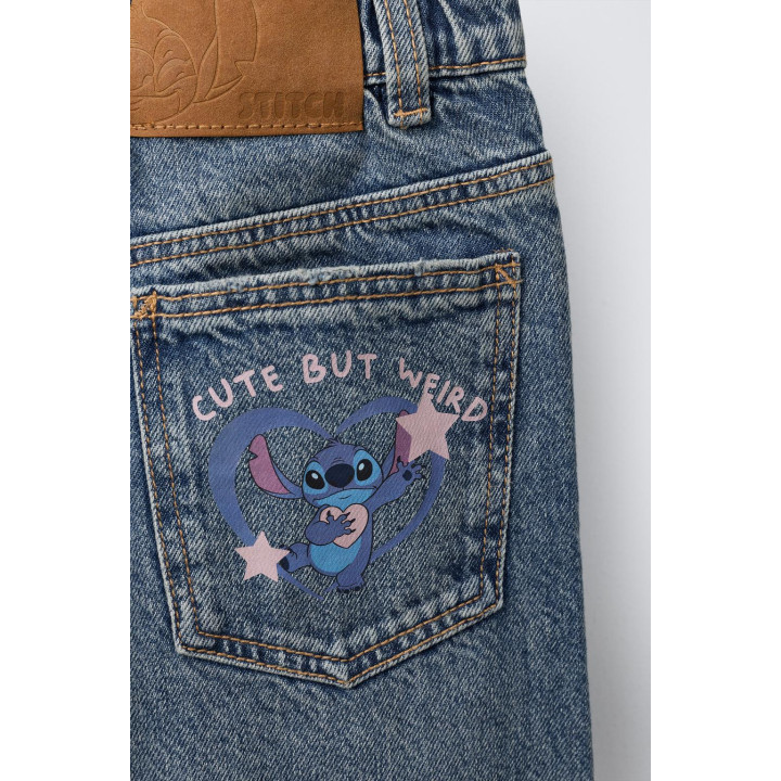 ДЖИНСЫ WIDE LEG LILO & STITCH © DISNEY