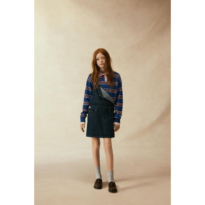 ДЖИНСОВЫЙ САРАФАН С ЛОГОТИПОМ CHAMPION ® X ZARA