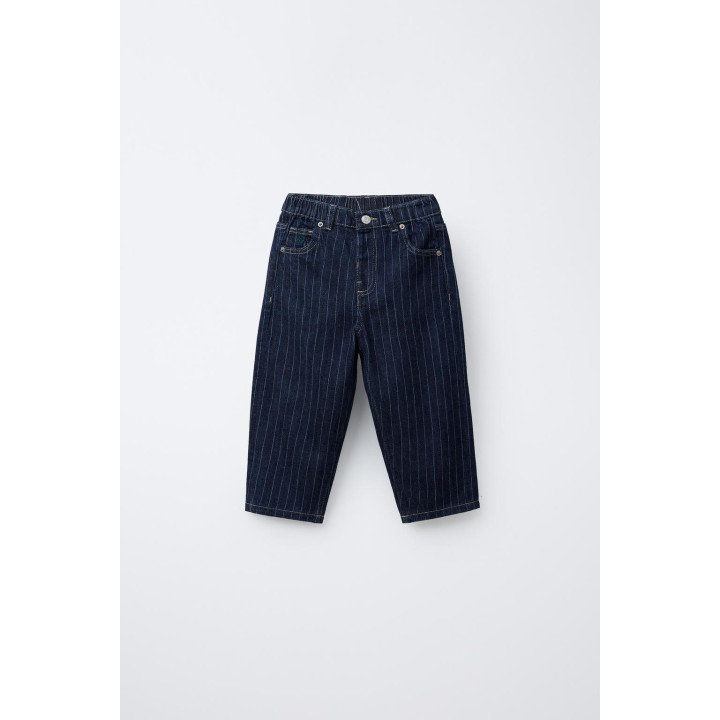 ДЖИНСЫ BAGGY В ПОЛОСКУ