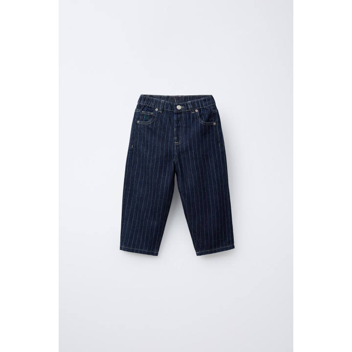 ДЖИНСЫ BAGGY В ПОЛОСКУ