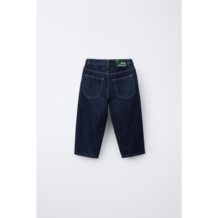 ДЖИНСЫ BAGGY В ПОЛОСКУ