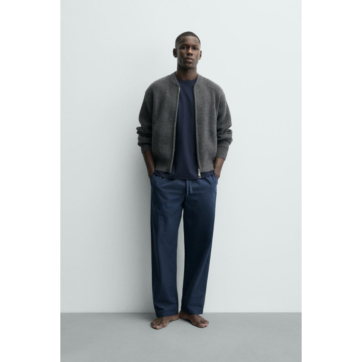 КОМПЛЕКТ ПОЛОСАТОЙ КОМБИНИРОВАННОЙ ПИЖАМЫ