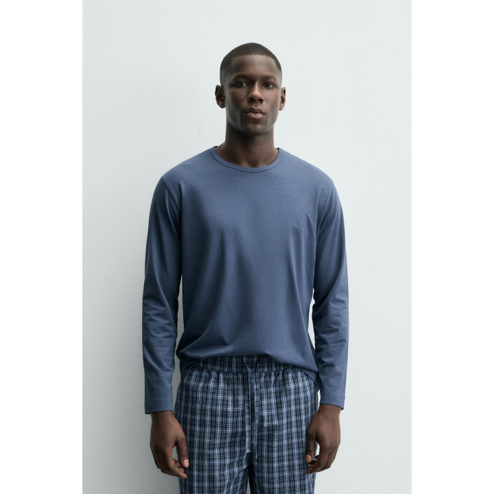 КОМПЛЕКТ ПИЖАМЫ В КОНТРАСТНУЮ КЛЕТКУ