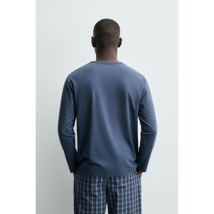 КОМПЛЕКТ ПИЖАМЫ В КОНТРАСТНУЮ КЛЕТКУ