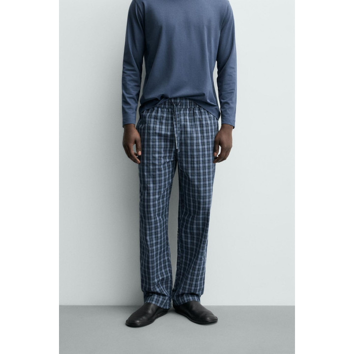 КОМПЛЕКТ ПИЖАМЫ В КОНТРАСТНУЮ КЛЕТКУ