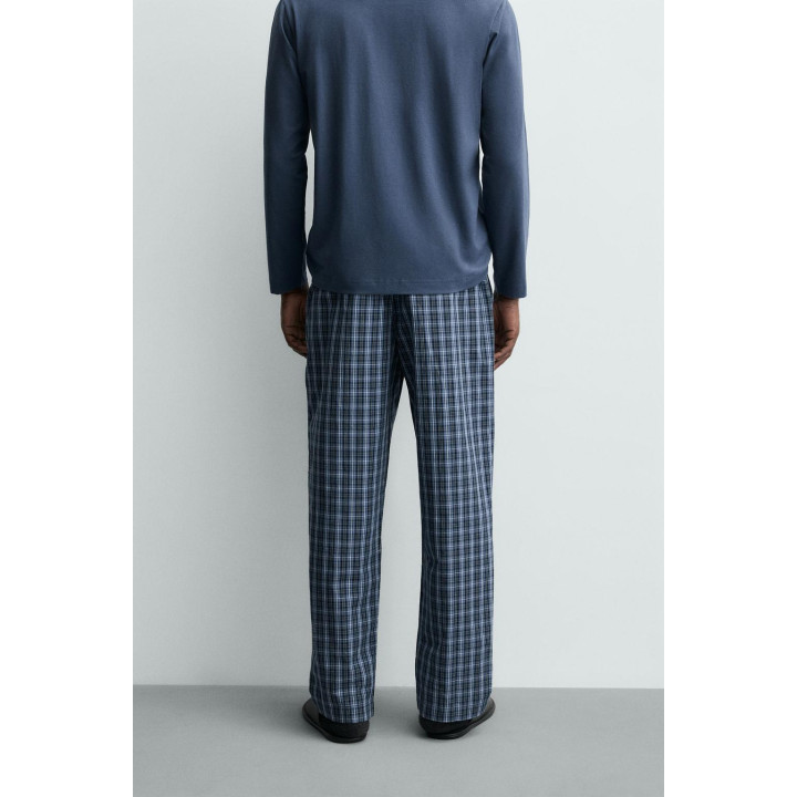 КОМПЛЕКТ ПИЖАМЫ В КОНТРАСТНУЮ КЛЕТКУ