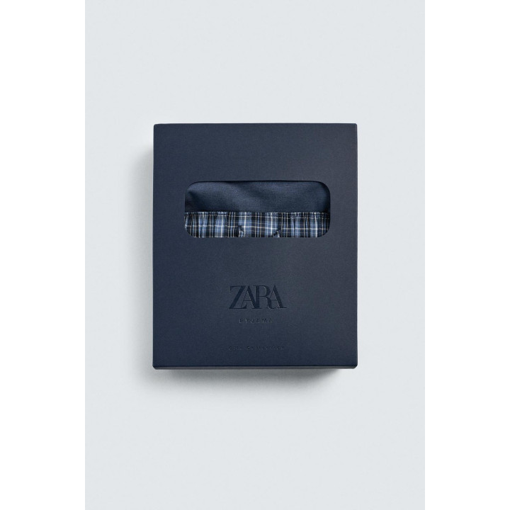 КОМПЛЕКТ ПИЖАМЫ В КОНТРАСТНУЮ КЛЕТКУ