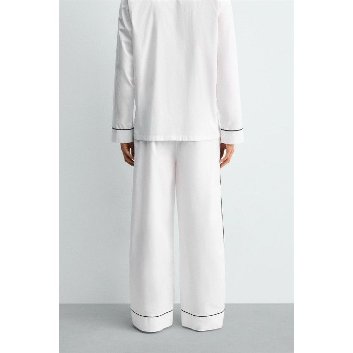 ПИЖАМНЫЙ КОМПЛЕКТ С КОНТРАСТНОЙ ОТДЕЛКОЙ, ОГРАНИЧЕННАЯ СЕРИЯ