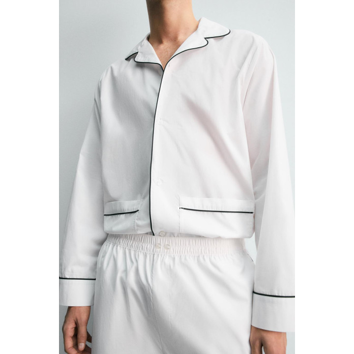 ПИЖАМНЫЙ КОМПЛЕКТ С КОНТРАСТНОЙ ОТДЕЛКОЙ, ОГРАНИЧЕННАЯ СЕРИЯ