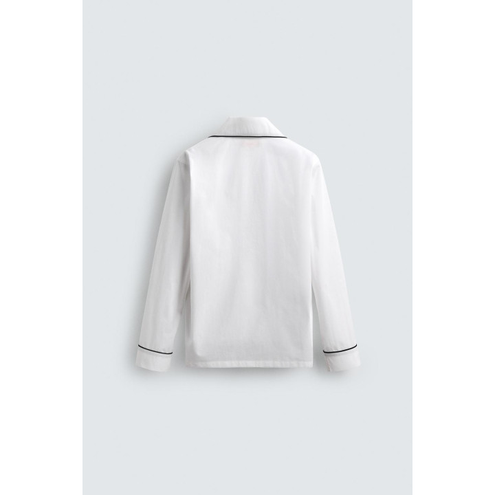 ПИЖАМНЫЙ КОМПЛЕКТ С КОНТРАСТНОЙ ОТДЕЛКОЙ, ОГРАНИЧЕННАЯ СЕРИЯ