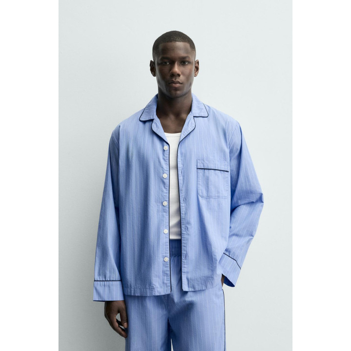 ПИЖАМА С КОНТРАСТНОЙ ОТДЕЛКОЙ