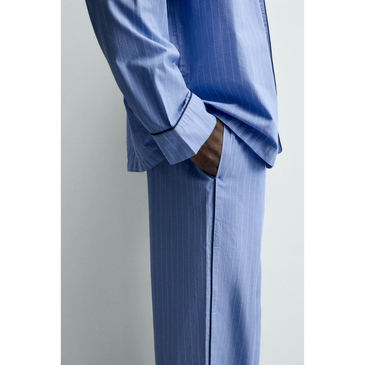 ПИЖАМА С КОНТРАСТНОЙ ОТДЕЛКОЙ