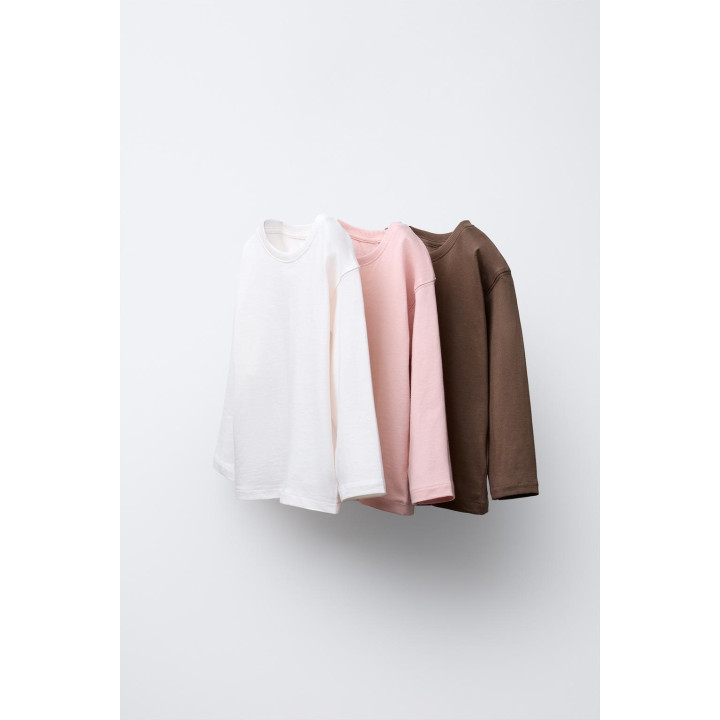 НАБОР ИЗ ТРЕХ ОДНОТОННЫХ ФУТБОЛОК