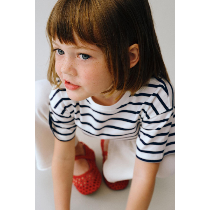 НАБОР ИЗ ТРЕХ ОДНОТОННЫХ ФУТБОЛОК И ФУТБОЛОК В ПОЛОСКУ