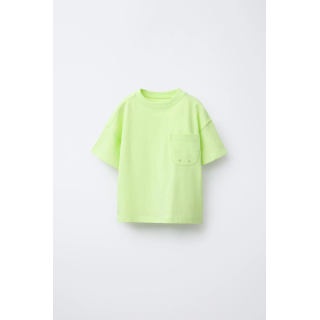 ОДНОТОННАЯ ФУТБОЛКА С КАРМАНОМ