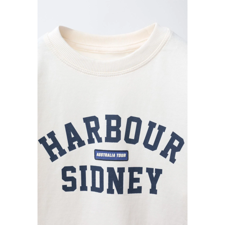 ФУТБОЛКА С ТЕКСТОВЫМ ПРИНТОМ