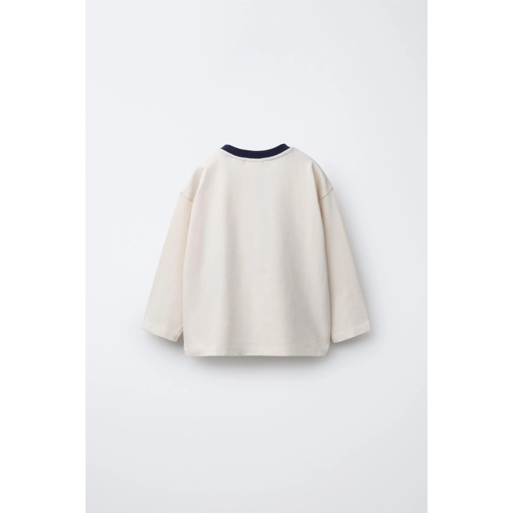 ЛОНГСЛИВ С КОНТРАСТНОЙ НАДПИСЬЮ