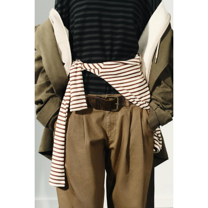 БРЮКИ ЧИНОС С НИЗКОЙ ПОСАДКОЙ