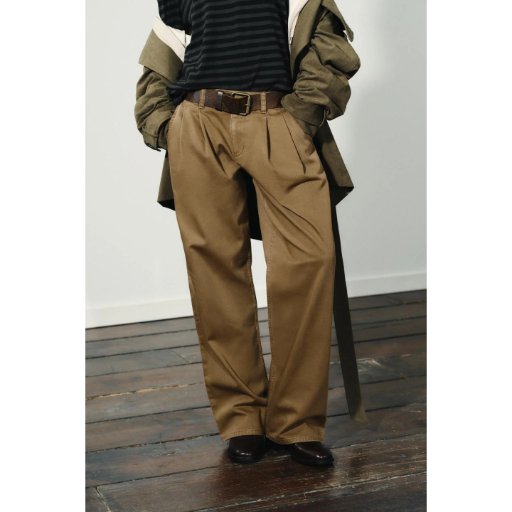 БРЮКИ ЧИНОС С НИЗКОЙ ПОСАДКОЙ