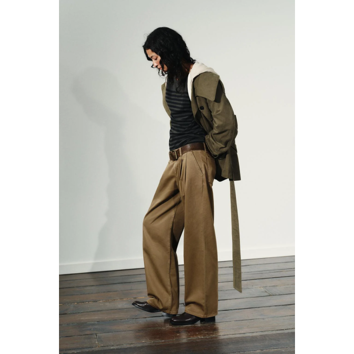 БРЮКИ ЧИНОС С НИЗКОЙ ПОСАДКОЙ