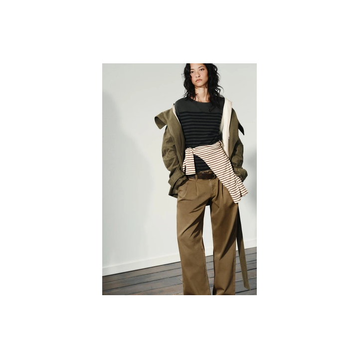 БРЮКИ ЧИНОС С НИЗКОЙ ПОСАДКОЙ