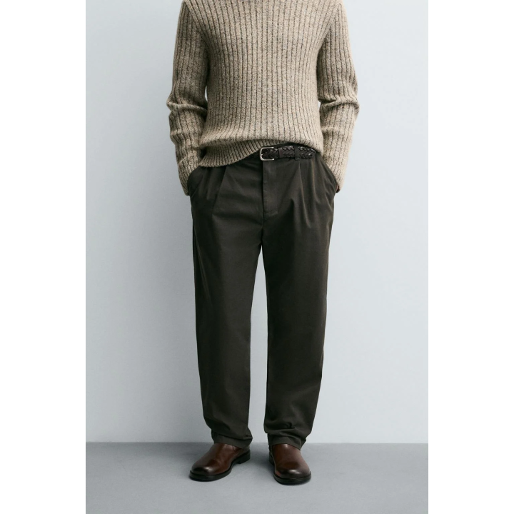 БРЮКИ REGULAR FIT СО СКЛАДКАМИ