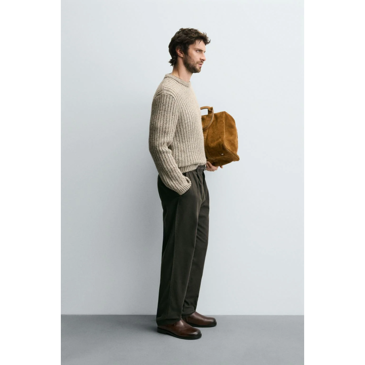 БРЮКИ REGULAR FIT СО СКЛАДКАМИ