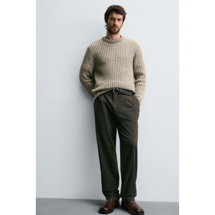 БРЮКИ REGULAR FIT СО СКЛАДКАМИ