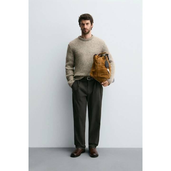 БРЮКИ REGULAR FIT СО СКЛАДКАМИ