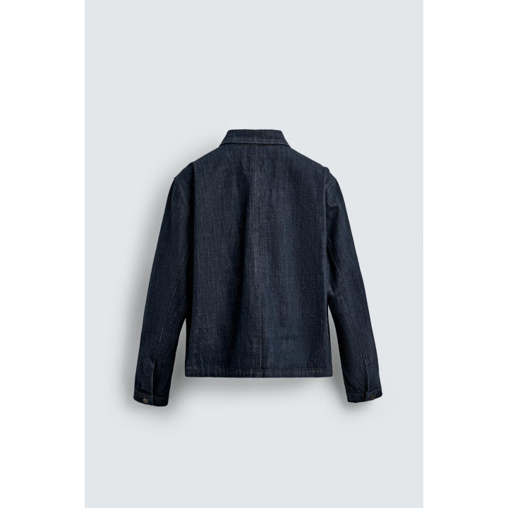 ДЖИНСОВАЯ КУРТКА С АЛАМАРАМИ