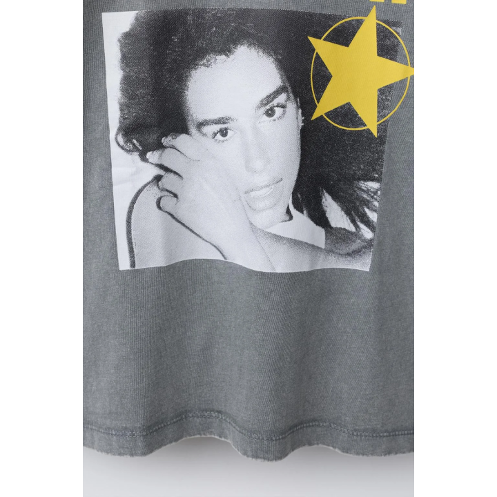 ФУТБОЛКА С ПРИНТОМ DUA LIPA ©