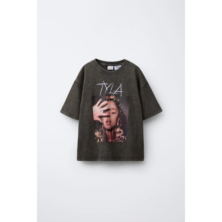 ФУТБОЛКА С ЭФФЕКТОМ ПОТЕРТОСТИ TYLA ©