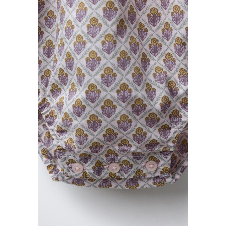 КОМБИНЕЗОН С ЦВЕТОЧНЫМ ПРИНТОМ