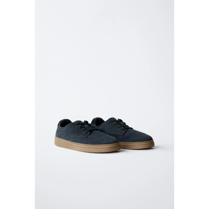 СПОРТИВНЫЕ ЗАМШЕВЫЕ ТУФЛИ-ДЕРБИ