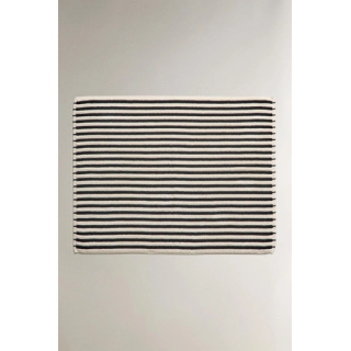 COLOURED STRIPE BATH MAT