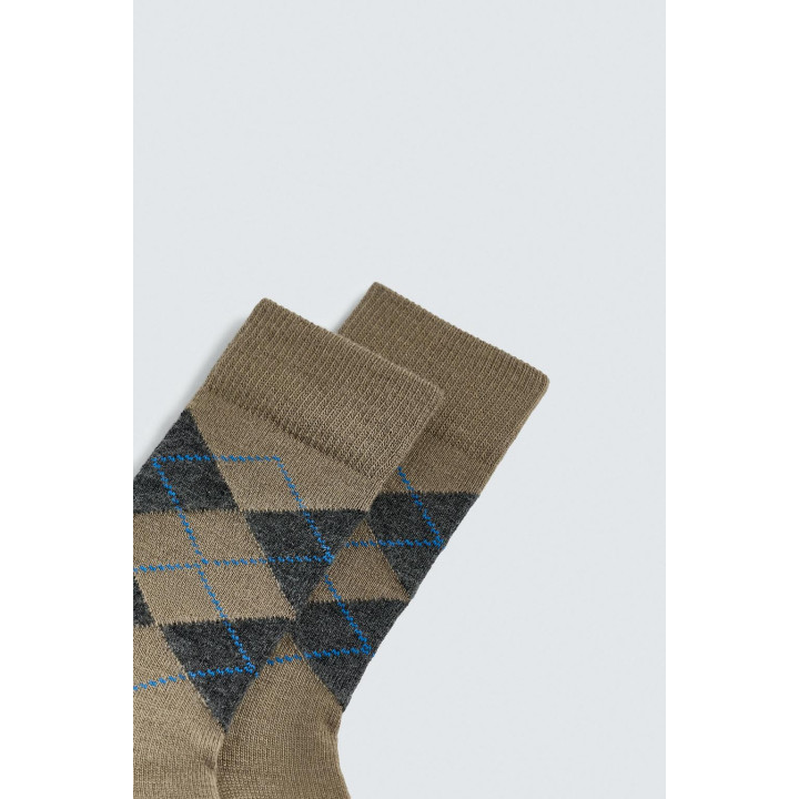 Носки в скотче из шерсти