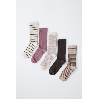 НАБОР ИЗ ПЯТИ ПАР ВЫСОКИХ НОСКОВ В ПОЛОСКУ