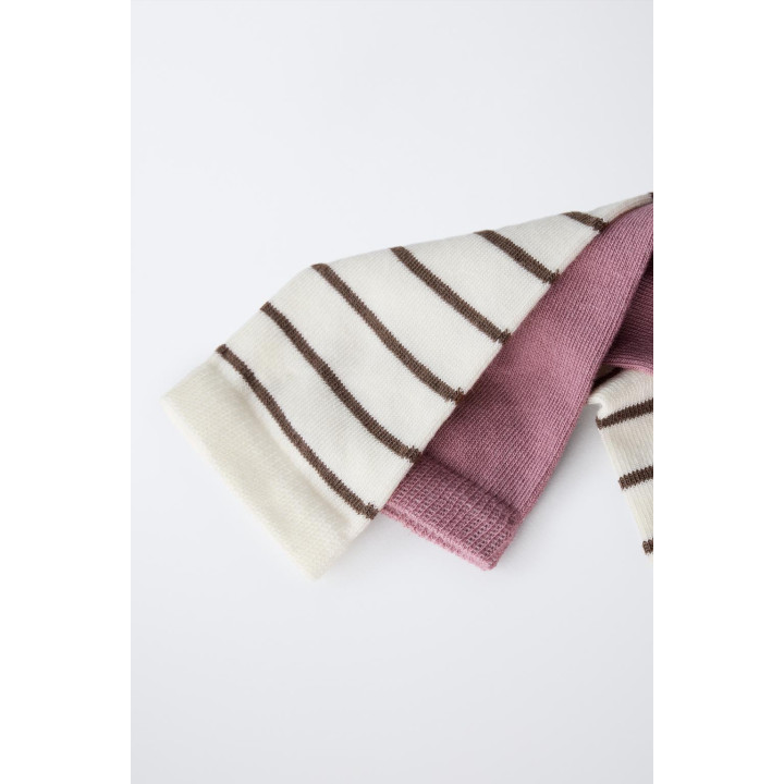 НАБОР ИЗ ПЯТИ ПАР ВЫСОКИХ НОСКОВ В ПОЛОСКУ