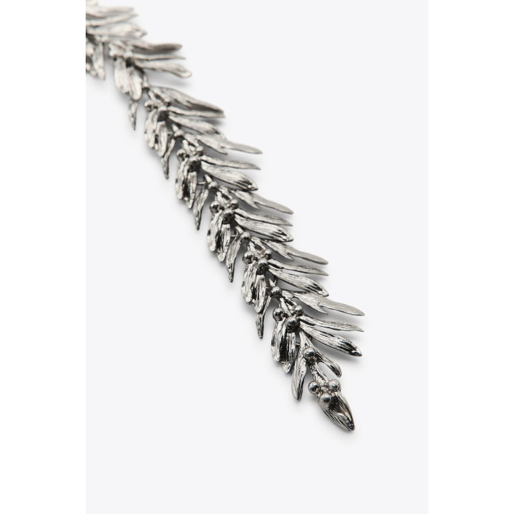 МЕТАЛЛИЧЕСКОЕ ОЖЕРЕЛЬЕ С ЛИСТЬЯМИ