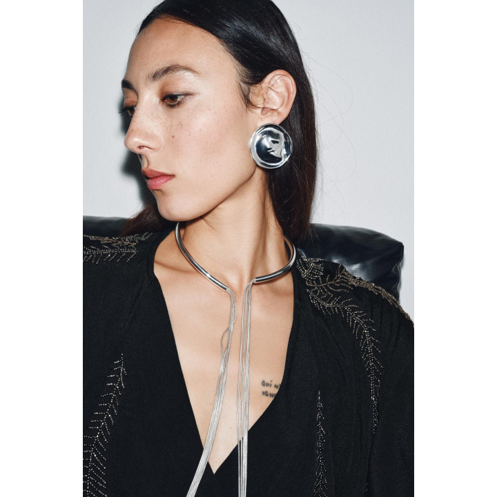 МЕТАЛЛИЧЕСКИЕ СЕРЬГИ-ПЛАСТИНЫ