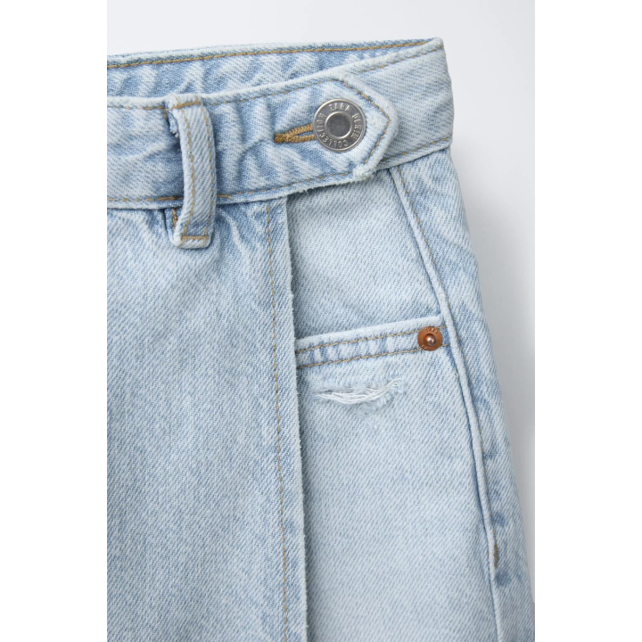 Джинсовая юбка-бермуды