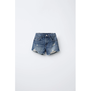 ДЖИНСОВЫЕ ШОРТЫ С РАЗРЕЗАМИ