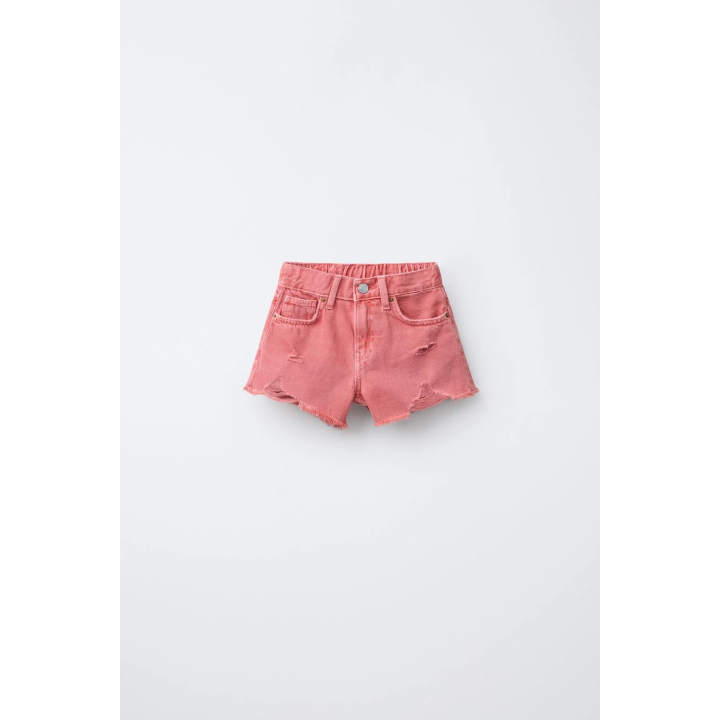 ДЖИНСОВЫЕ ШОРТЫ С РАЗРЕЗАМИ