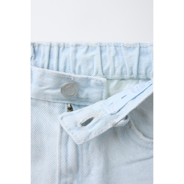 ДЖИНСОВЫЕ ШОРТЫ С РАЗРЕЗАМИ