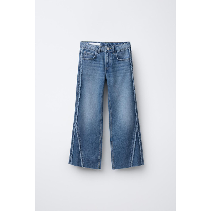 ДЖИНСЫ BOOTCUT С БАХРОМОЙ